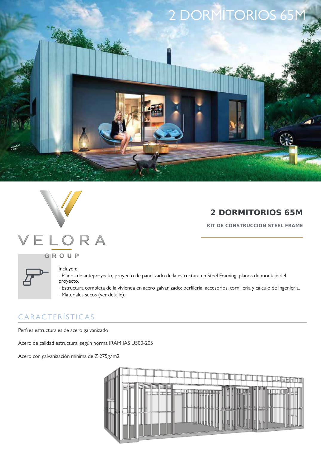 Kit Velora 2 dormitorios 65M